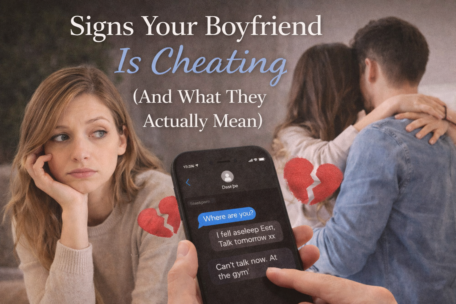 signs your boyfriend is cheating